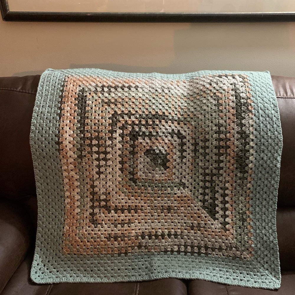 Bassinet, Stroller, Car, Lap, Crib Blanket Handmade Crocheted NEW